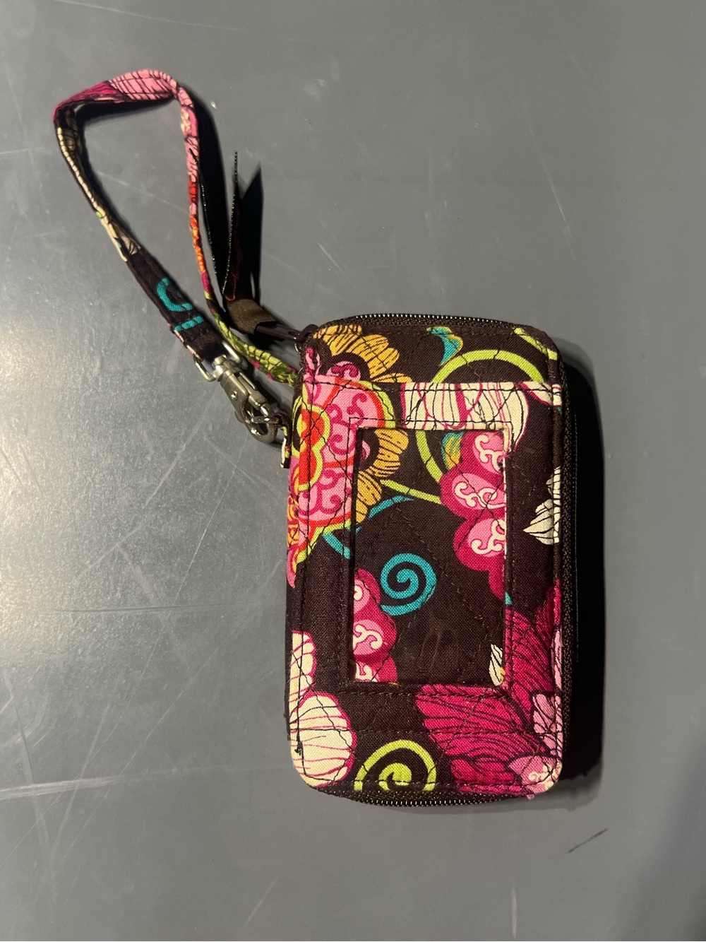 Vera Bradley Floral Quilted Wristlet - Picture 2 of 4